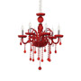 Иконка Ideal Lux 027418 GIUDECCA SP6 ROSSO подвесной светильник 