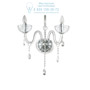 Иконка Ideal Lux 027616 CANALETTO AP2 TRASPARENTE накладной светильник прозрачный