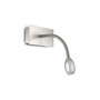 Иконка Ideal Lux 031453 ORSON AP1 NICKEL накладной светильник 