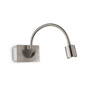 Иконка Ideal Lux 031477 DYNAMO AP1 NICKEL накладной светильник 