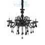 Иконка Ideal Lux 032511 GIUDECCA SP8 NERO подвесной светильник черный