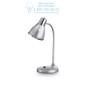 Иконка Ideal Lux 034416 ELVIS TL1 ARGENTO настольная лампа серый