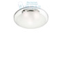 Иконка Ideal Lux 035536 SMARTIES CLEAR PL2 D40 потолочный светильник прозрачный