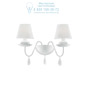 Иконка Ideal Lux 035598 BLANCHE AP2 BIANCO накладной светильник белый