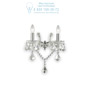 Иконка Ideal Lux 035642 FLORIAN AP2 CROMO накладной светильник хром