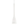 Иконка Ideal Lux 035666 FLUT SP1 BIG BIANCO подвесной светильник белый