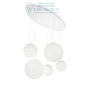 Иконка Ideal Lux 043562 MAPA BIANCO SP5 подвесной светильник белый