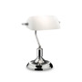 Иконка Ideal Lux 045047 LAWYER TL1 CROMO настольная лампа хром