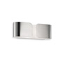 Иконка Ideal Lux 049229 CLIP AP2 MINI CROMO накладной светильник хром