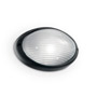 Иконка Ideal Lux 061801 MIKE AP1 BIG NERO уличный накладной светильник черный