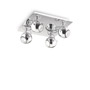 Иконка Ideal Lux 066820 LUNARE PL4 CROMO потолочный светильник хром