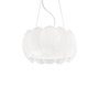 Иконка Ideal Lux 074139 OVALINO SP5 BIANCO подвесной светильник белый