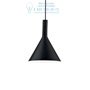 Иконка Ideal Lux 074344 COCKTAIL SP1 SMALL NERO подвесной светильник черный