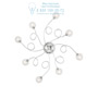 Иконка Ideal Lux 074665 PON PON PL8 потолочный светильник хром