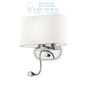 Иконка Ideal Lux 074900 SHERATON AP2 BIANCO накладной светильник белый