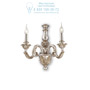 Иконка Ideal Lux 075242 GIGLIO AP2 ARGENTO накладной светильник серый