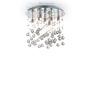 Иконка Ideal Lux 077796 MOONLIGHT PL8 CROMO потолочный светильник хром