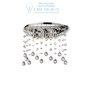 Иконка Ideal Lux 077833 MOONLIGHT AP3 CROMO накладной светильник хром