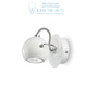 Иконка Ideal Lux 077888 LUNARE AP1 BIANCO накладной светильник белый