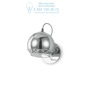 Иконка Ideal Lux 082424 DISCOVERY CROMO AP1 накладной светильник хром