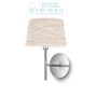 Иконка Ideal Lux 082493 BASKET AP1 PANNA накладной светильник белый