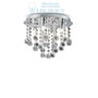 Иконка Ideal Lux 089478 BIJOUX PL4 потолочный светильник хром