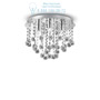 Иконка Ideal Lux 089485 BIJOUX PL5 потолочный светильник хром