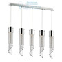 Иконка Ideal Lux 089638 GOCCE SP5 подвесной светильник хром
