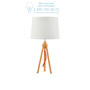 Иконка Ideal Lux 089782 YORK TL1 SMALL WOOD настольная лампа 