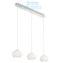 Иконка Ideal Lux 093307 MAMA SP3 подвесной светильник белый