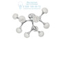 Иконка Ideal Lux 093505 NODI CRYSTAL PL9 потолочный светильник хром