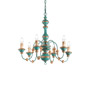 Иконка Ideal Lux 093550 PISA SP6 BLU подвесной светильник 
