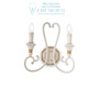 Иконка Ideal Lux 093758 PALIO AP2 BIANCO накладной светильник белый