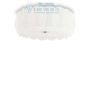 Иконка Ideal Lux 094014 OVALINO PL8 BIANCO потолочный светильник белый