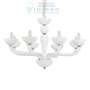 Иконка Ideal Lux 094045 CASANOVA SP8 BIANCO подвесной светильник белый