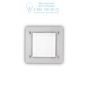Иконка Ideal Lux 096575 LETI SQUARE FI1 BIANCO уличный встраиваемый светильник белый