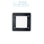 Иконка Ideal Lux 096582 LETI SQUARE FI1 NERO уличный встраиваемый светильник черный