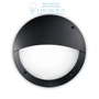 Иконка Ideal Lux 096698 LUCIA-2 AP1 NERO уличный накладной светильник черный