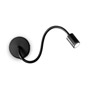Иконка Ideal Lux 097190 FOCUS AP1 NERO накладной светильник черный