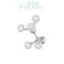 Иконка Ideal Lux 098043 NODI CRYSTAL PL5 потолочный светильник хром