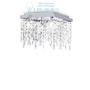 Иконка Ideal Lux 098777 GIADA CLEAR PL4 потолочный светильник прозрачный