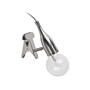 Иконка Ideal Lux 098951 PICCHIO AP1 CROMO накладной светильник хром