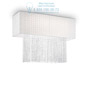 Иконка Ideal Lux 099118 PHOENIX PL5 BIANCO потолочный светильник белый