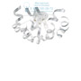 Иконка Ideal Lux 101590 VORTEX PL5 ARGENTO потолочный светильник серый