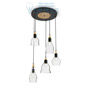Иконка Ideal Lux 103174 GRETEL SP5 подвесной светильник черный