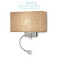 Иконка Ideal Lux 103204 HOTEL AP2 CANVAS накладной светильник 