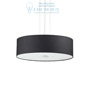 Иконка Ideal Lux 105628 WOODY SP5 NERO подвесной светильник черный