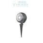 Иконка Ideal Lux 108407 ZENITH PT1 SMALL ANTRACITE светильник 