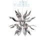 Иконка Ideal Lux 111940 LEAVES SP8 FUME' подвесной светильник 
