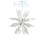 Иконка Ideal Lux 111957 LEAVES SP8 BIANCO подвесной светильник белый